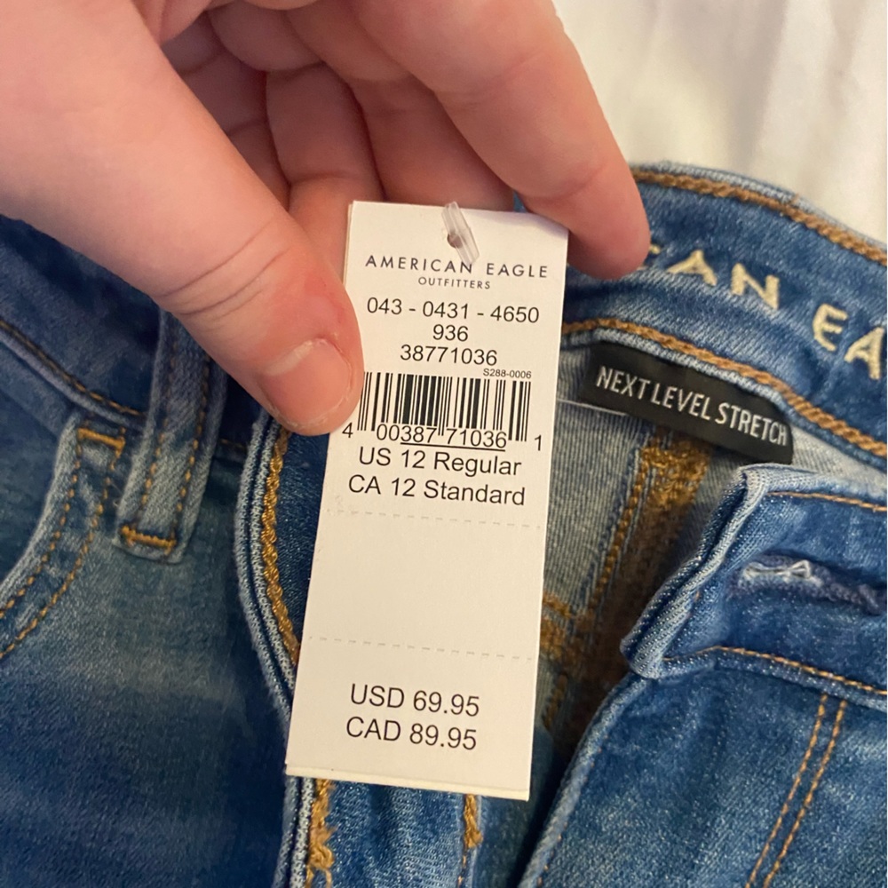 NWT American Eagle Jeggings size 12 - Picture 5 of 5
